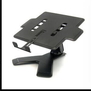 Neo-Flex Elevated Laptop Stand for Desk, 6 Inch Adjustable Height – BLACK,  NIB